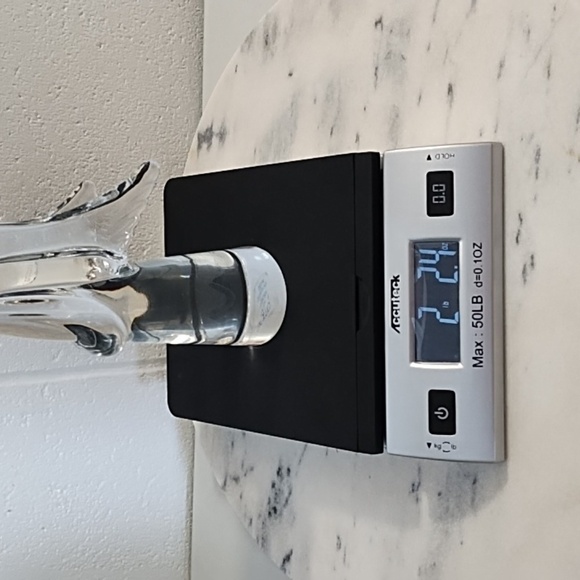 Vintage 9" Tall Clear Lead Chrystal Christmas Angel 2.24LB - Picture 9 of 16